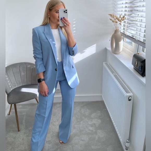 ZARA ZW COLLECTION STRAIGHT LEG PANTS - Picture 8 of 16